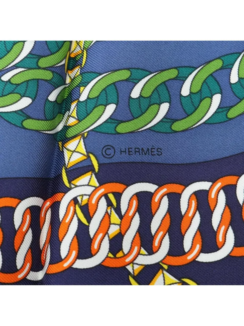 Hermes Carre90 Reaction En Chaines #309471H42B
